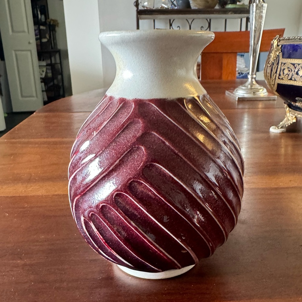 Signed Authentic unusual Porcelain Casagranda Vase!!!